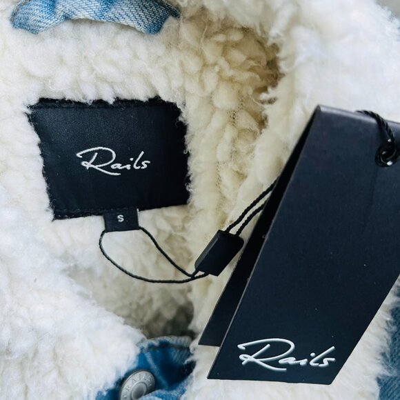 Rails Mckinley Denim Jacket Vintage Wash - NEW - Picture 9 of 12